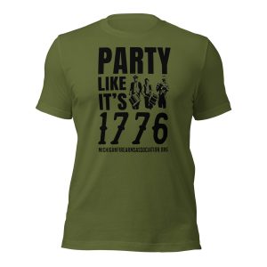 Party Like it’s 1776% Short-Sleeve – Premium Unisex – Dark Text