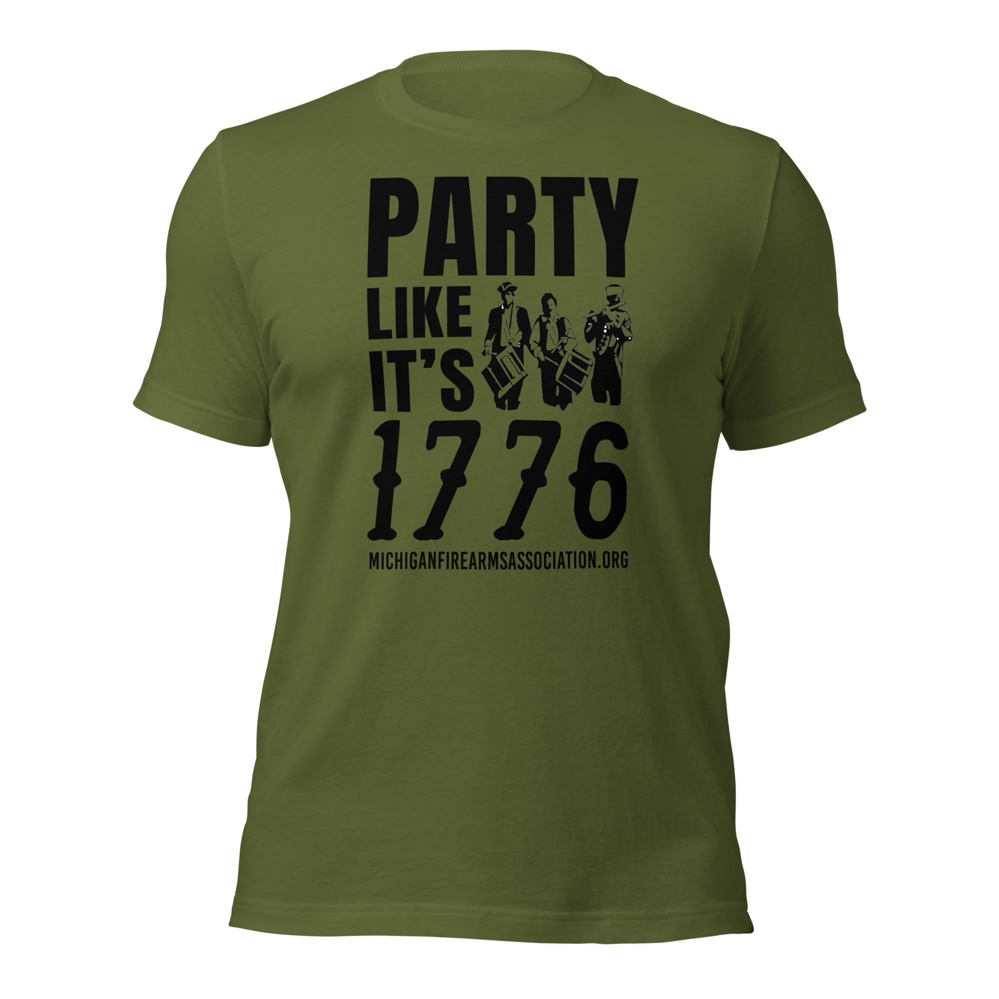Party Like it’s 1776% Short-Sleeve – Premium Unisex – Dark Text