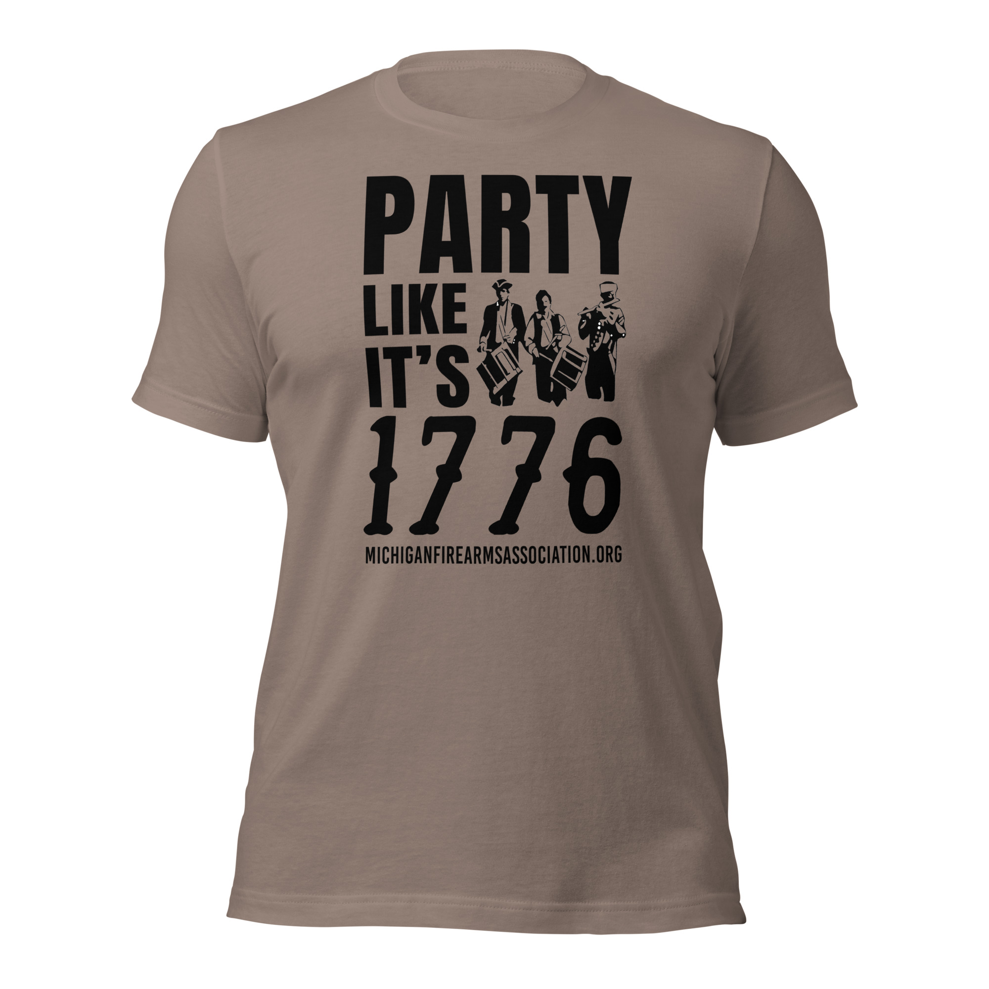Party Like it’s 1776% Short-Sleeve – Premium Unisex – Dark Text - Image 7