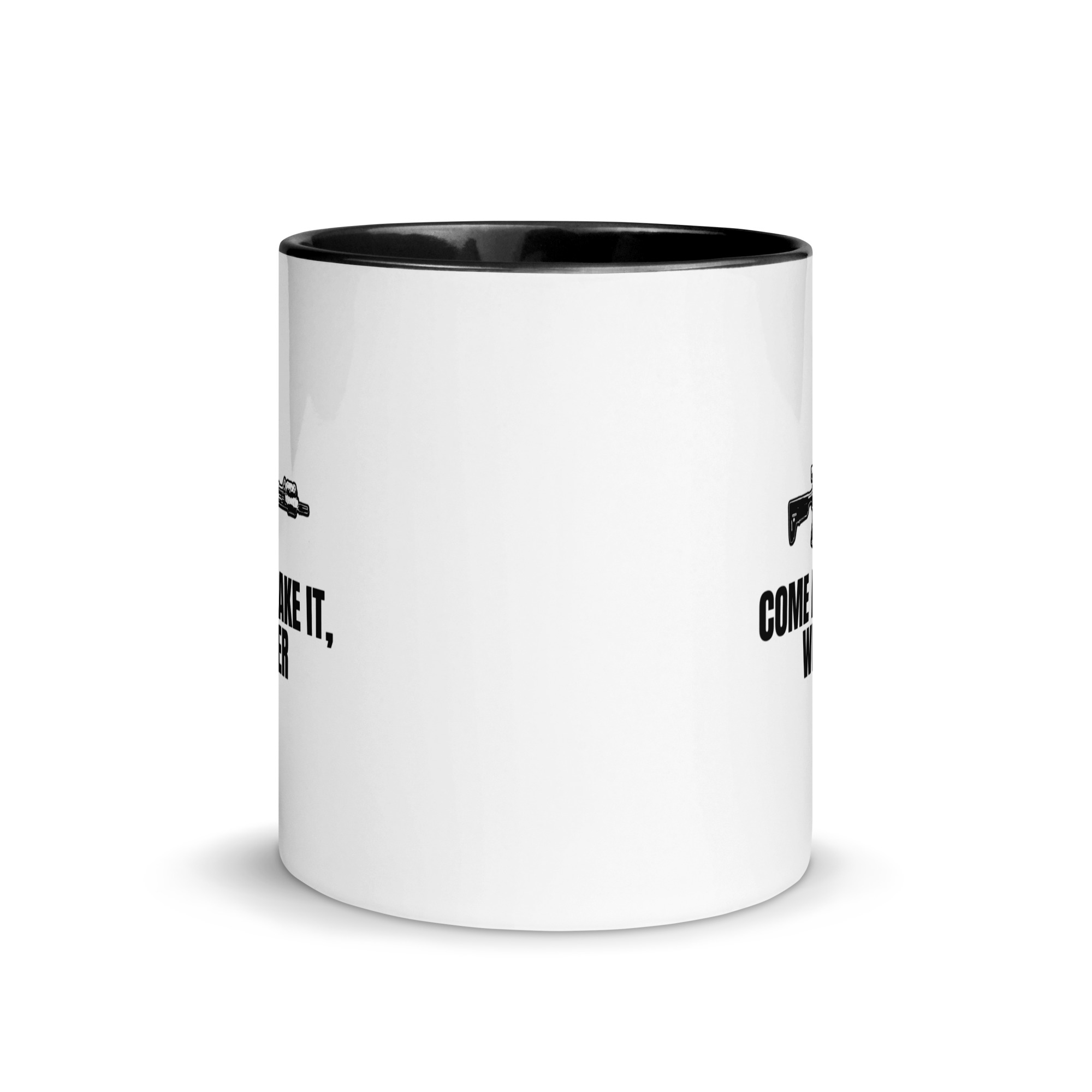 Come and Take it Whitmer Mug with Color Inside - Image 2