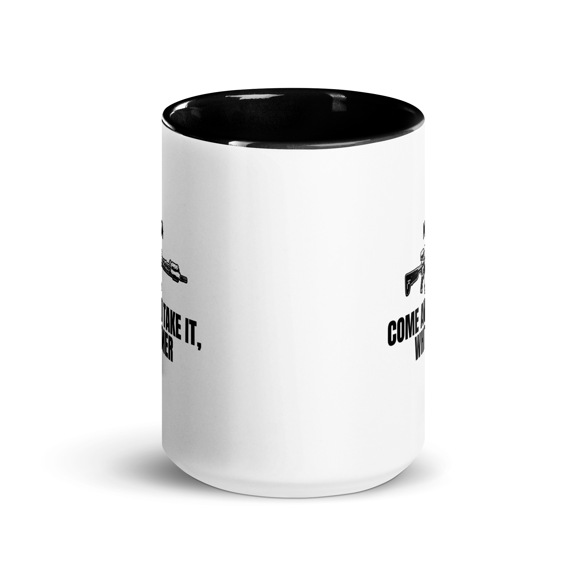 Come and Take it Whitmer Mug with Color Inside - Image 19