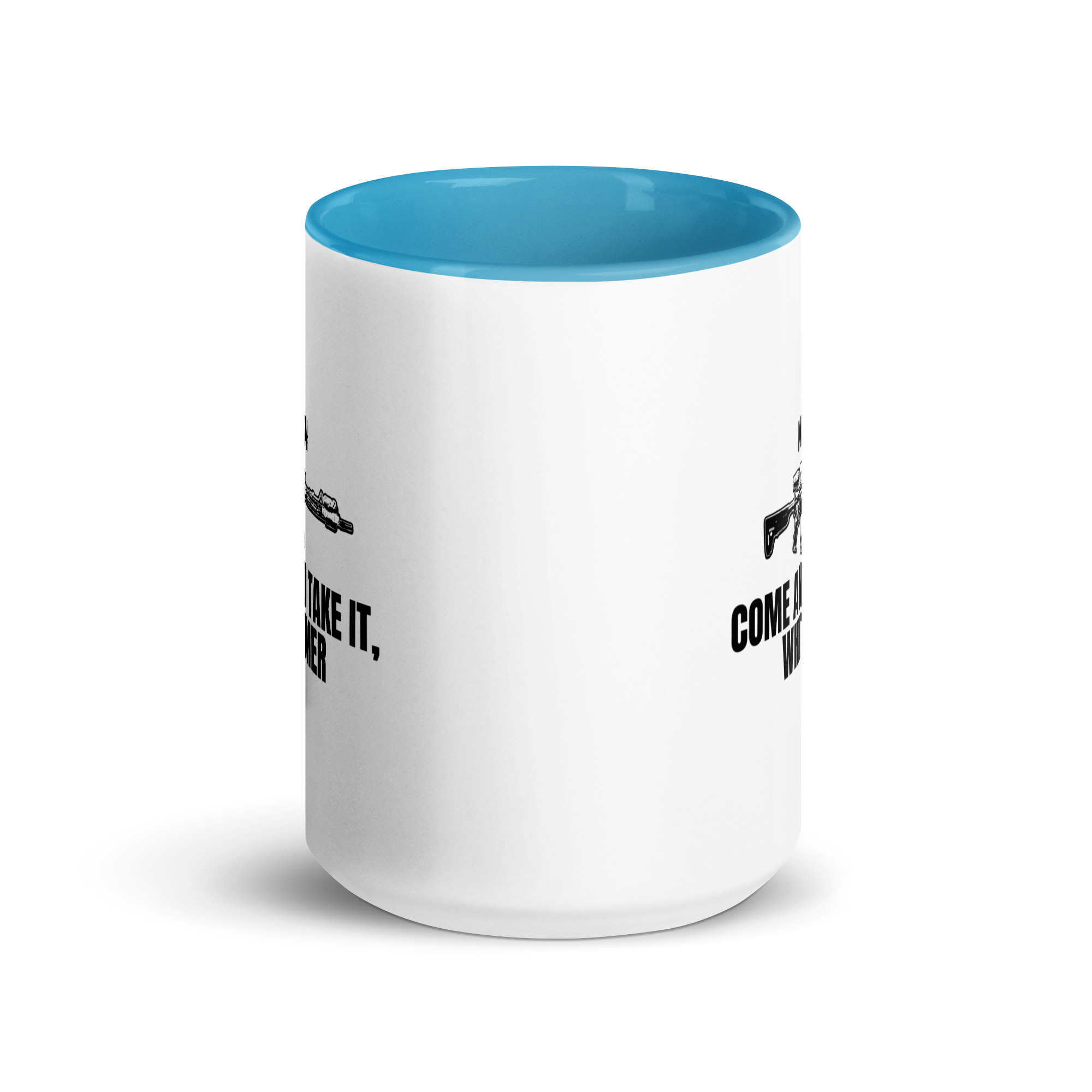 Come and Take it Whitmer Mug with Color Inside - Image 23