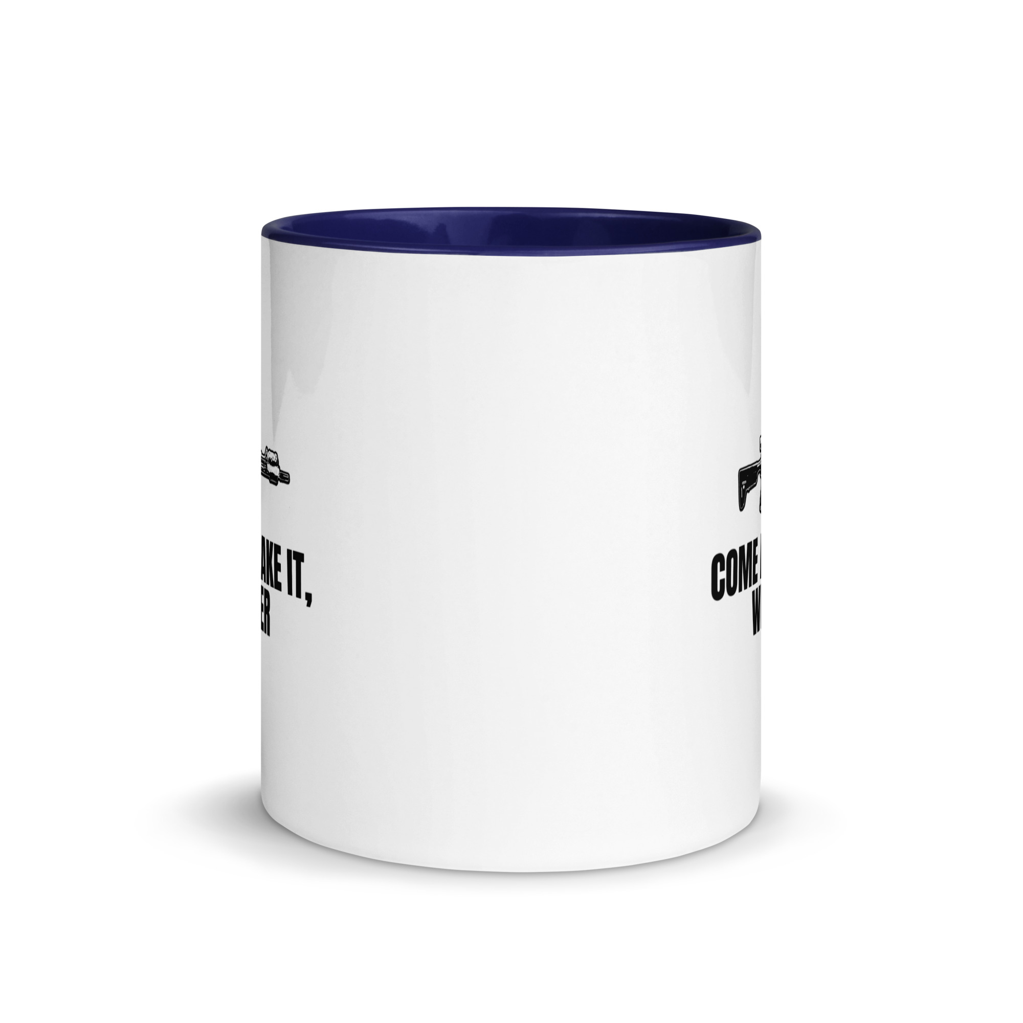 Come and Take it Whitmer Mug with Color Inside - Image 3