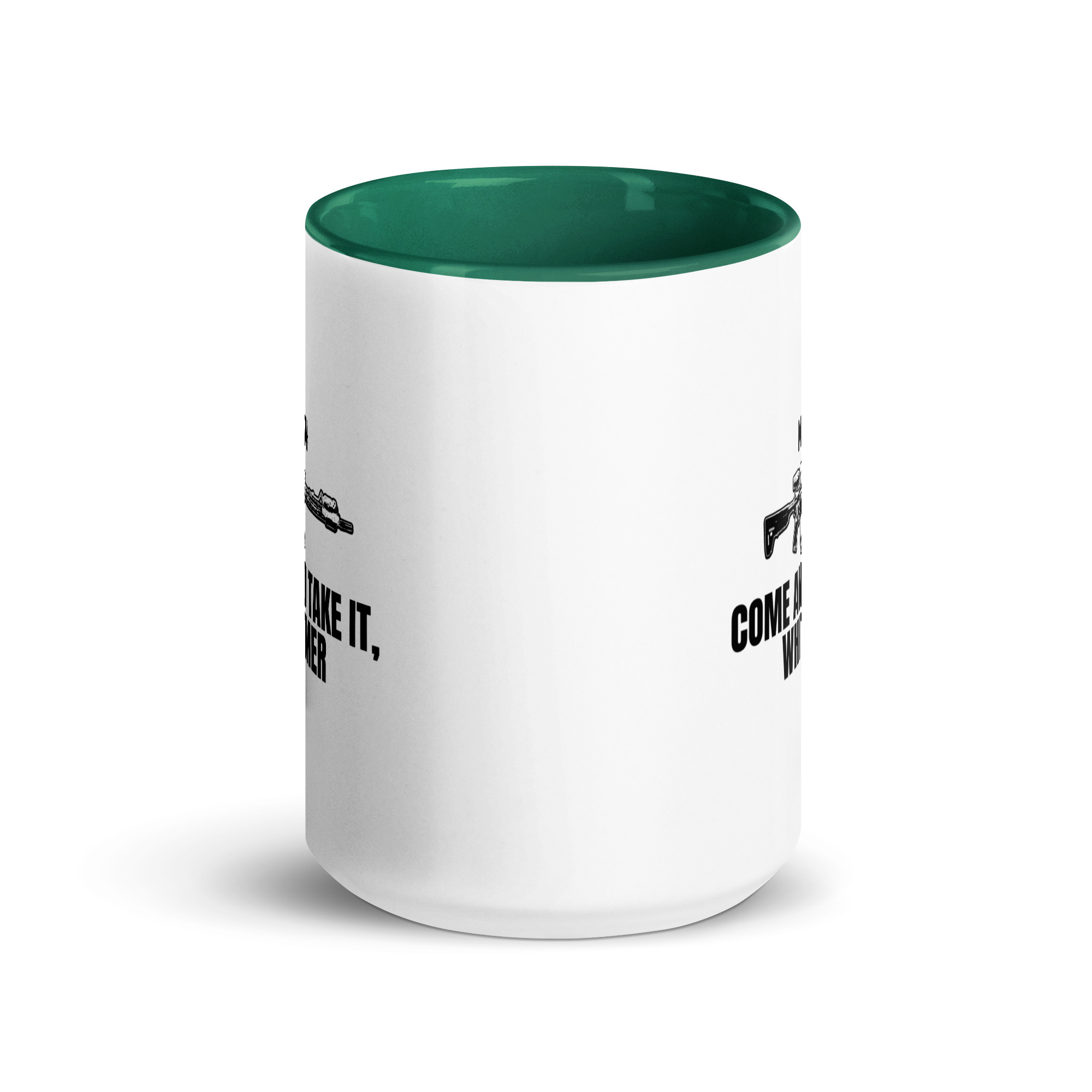 Come and Take it Whitmer Mug with Color Inside - Image 22