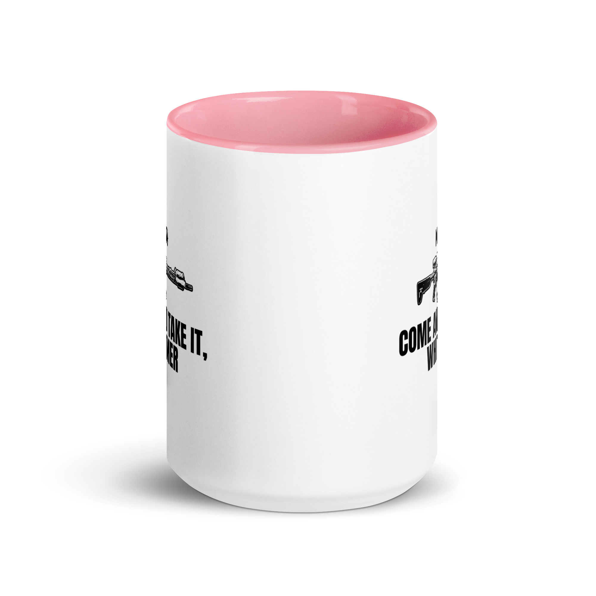 Come and Take it Whitmer Mug with Color Inside - Image 24