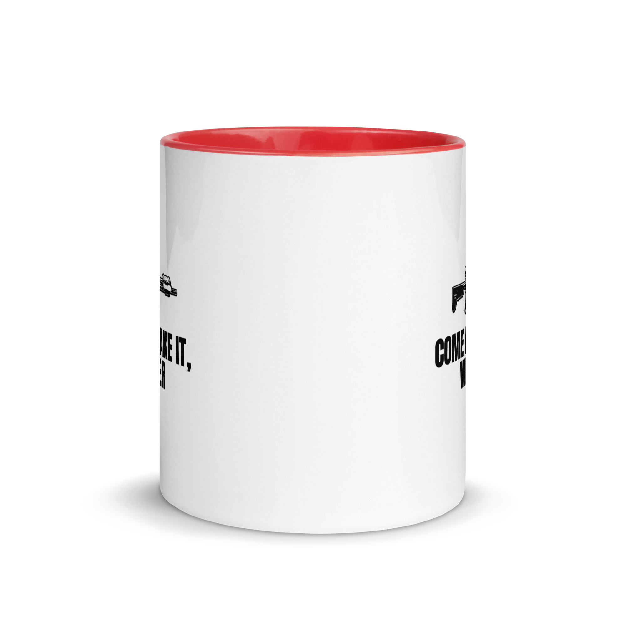 Come and Take it Whitmer Mug with Color Inside - Image 4