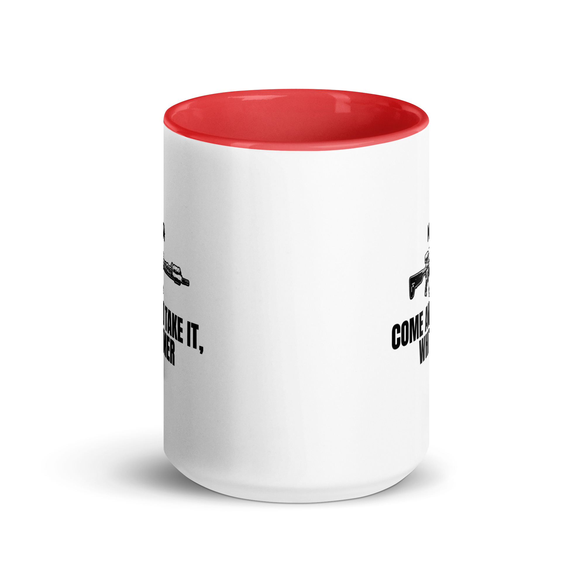 Come and Take it Whitmer Mug with Color Inside - Image 21